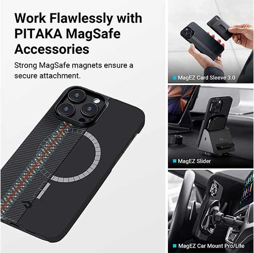 Fusion Weaving MagEZ Case 3 for iPhone 14 Pro Rhapsody600D