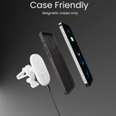 MagBoost Magnetic Wireless Car Charger, White