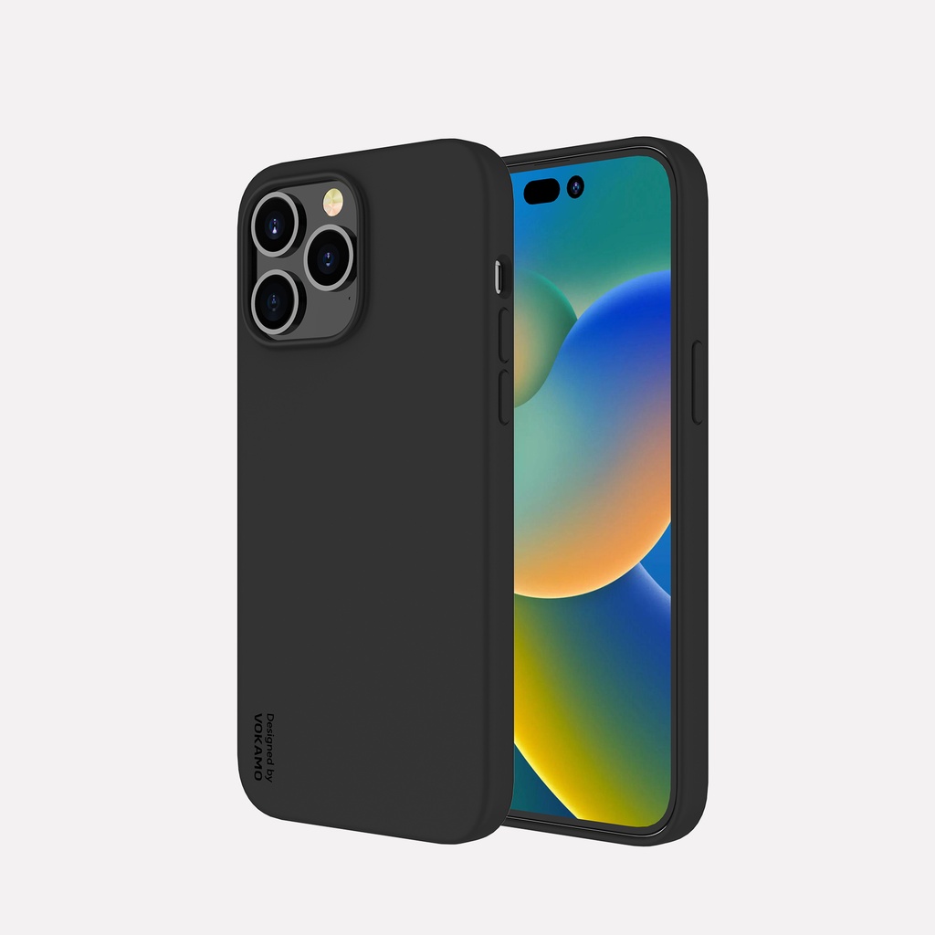 Liquid Silicone Magnetic for iPhone 14 Plus ，black